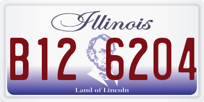 IL license plate B126204