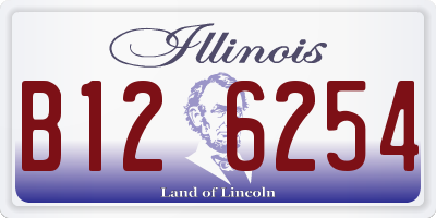IL license plate B126254