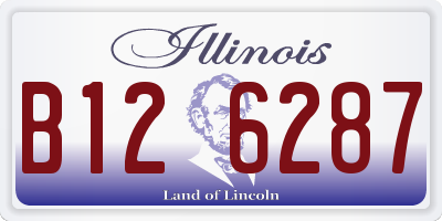 IL license plate B126287