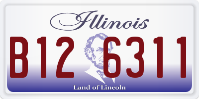 IL license plate B126311