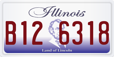 IL license plate B126318