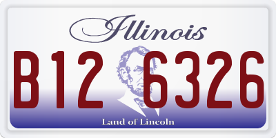 IL license plate B126326