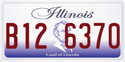 IL license plate B126370