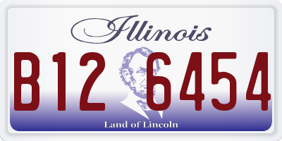 IL license plate B126454
