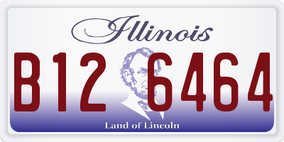 IL license plate B126464