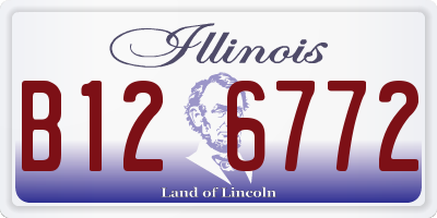 IL license plate B126772