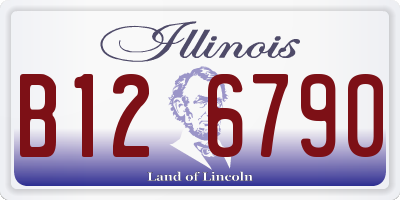 IL license plate B126790