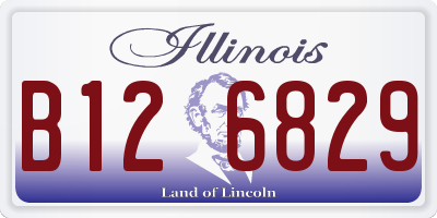 IL license plate B126829