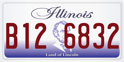 IL license plate B126832