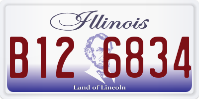 IL license plate B126834