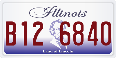 IL license plate B126840