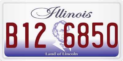IL license plate B126850