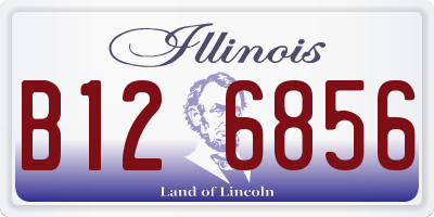 IL license plate B126856