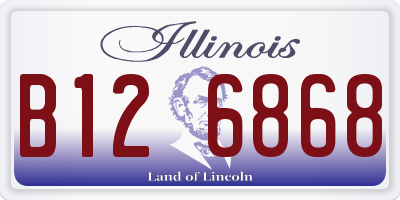 IL license plate B126868