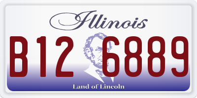 IL license plate B126889