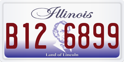 IL license plate B126899