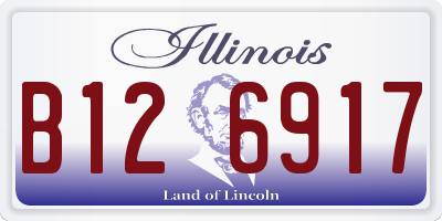 IL license plate B126917