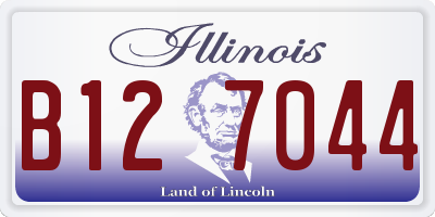 IL license plate B127044