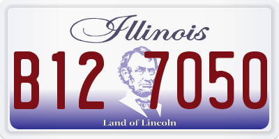 IL license plate B127050