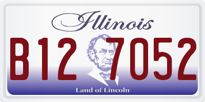 IL license plate B127052