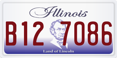 IL license plate B127086