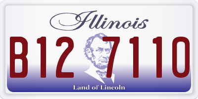 IL license plate B127110