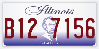 IL license plate B127156