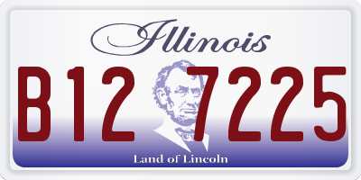 IL license plate B127225