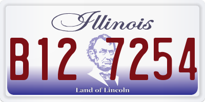 IL license plate B127254