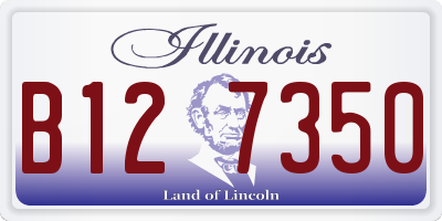 IL license plate B127350