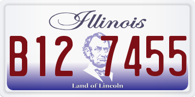 IL license plate B127455