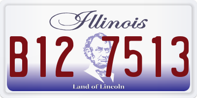 IL license plate B127513
