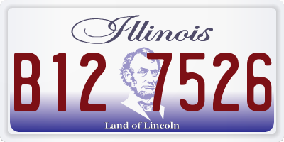 IL license plate B127526