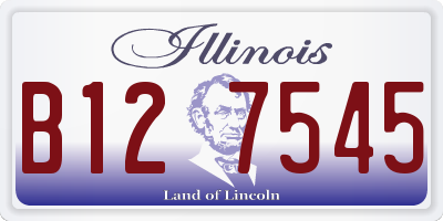 IL license plate B127545