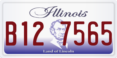IL license plate B127565
