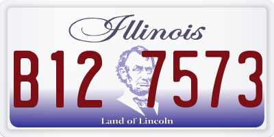 IL license plate B127573