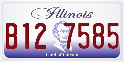 IL license plate B127585