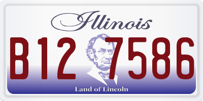 IL license plate B127586