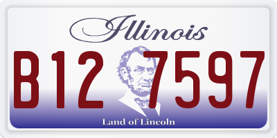 IL license plate B127597