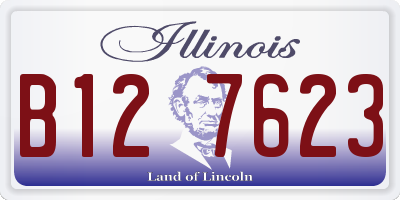 IL license plate B127623