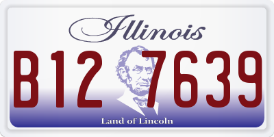IL license plate B127639