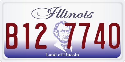 IL license plate B127740