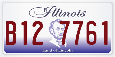 IL license plate B127761