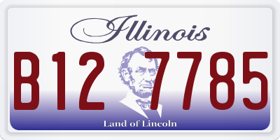 IL license plate B127785