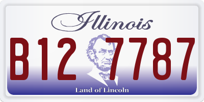 IL license plate B127787