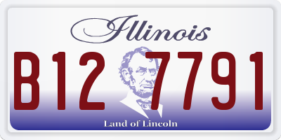 IL license plate B127791