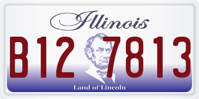 IL license plate B127813