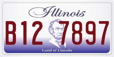 IL license plate B127897