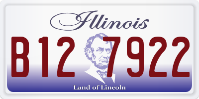IL license plate B127922