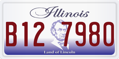 IL license plate B127980